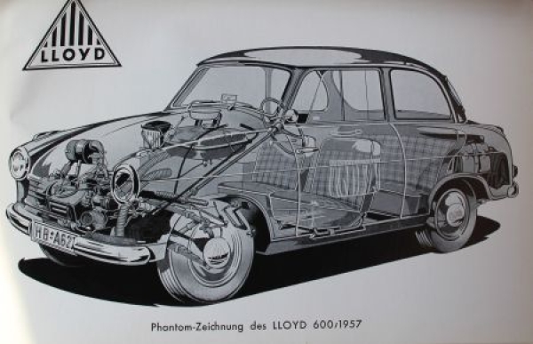 Lloyd Modelprogram 1958 Automobil-Presskit (8578)